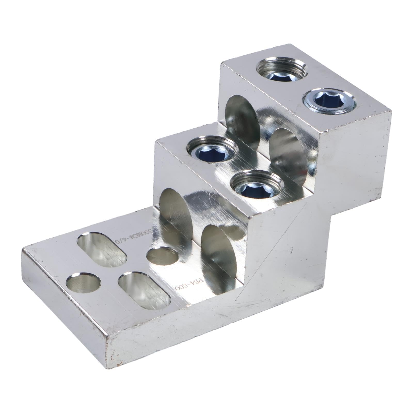 YUXSOUQ Mechanical Stacked Lug 600T-4 CU9AL, 500 Kcmil-4 600